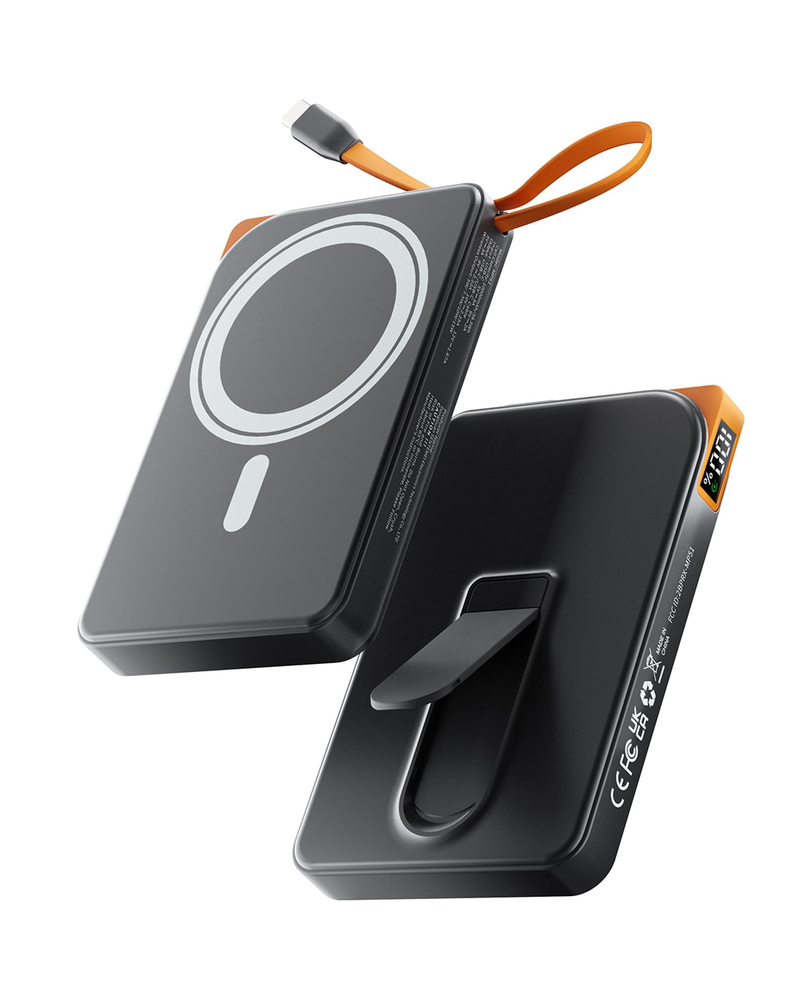 スマホアクセサリー Wireless Powerbank 10,000mAh Amazon.com: for Magsafe Portable Charger, 3-in-1 Magnetic Power